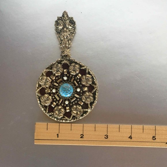 Vintage Mirella Handheld Little Mirror - Picture 7 of 7